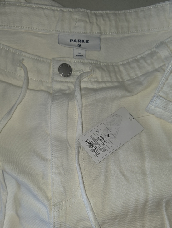 Parker Denim - Parke Target Wide Leg Jeans in White
